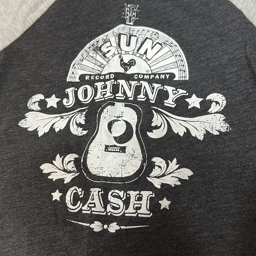 Sun Studios Johnny Cash Raglan Tee - Picture 2 of 3